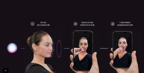 Face recognition for virtual clinical trials